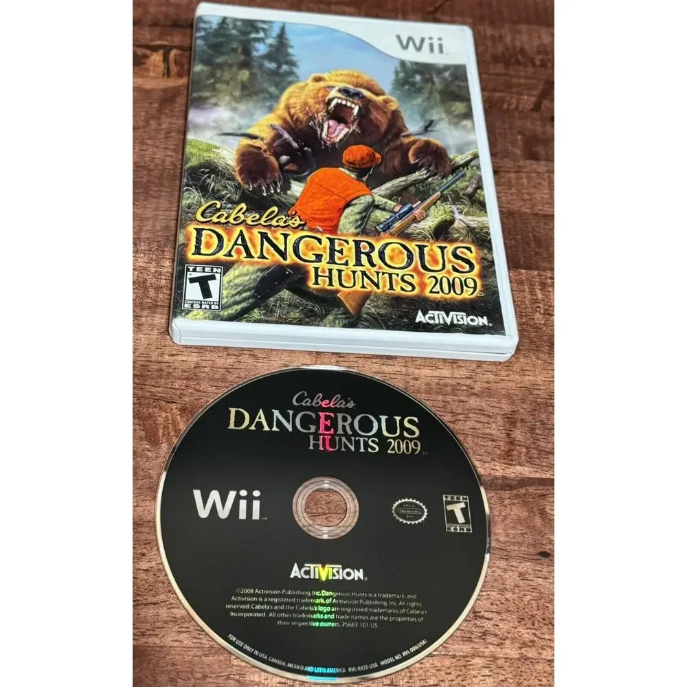 Cabela's Big Game Hunter ‘10 & Cabela’s Dangerous Hunts ‘09 & ‘13 Wii Nintendo